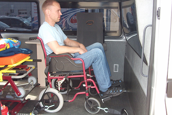 Перевозка инвалидов колясочников